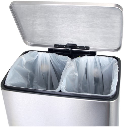 Pedaalemmer EKO E-Cube 9+10 liter rvs-3