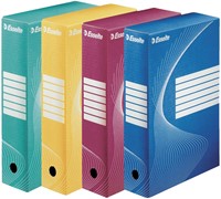 Archiefdoos Esselte Boxycolor 80mm 352x250mm wit-2