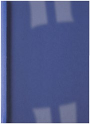 Thermische omslag GBC A4 3mm linnen donkerblauw 100 stuks