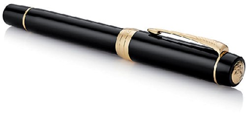 Vulpen Parker Duofold Classic black 18k GT fijn-3