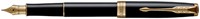 Vulpen Parker Sonnet black lacquer GT medium