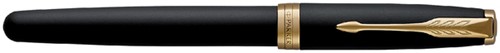 Vulpen Parker Sonnet matte black lacquer GT fijn-2