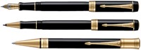 Vulpen Parker Duofold Classic black 18k GT fijn-3