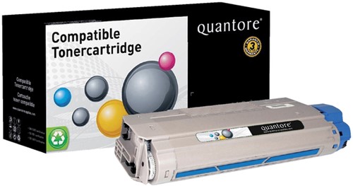 Toner Quantore alternatief tbv Oki 44318607 blauw