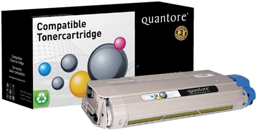 Toner Quantore alternatief tbv Oki 44318605 geel