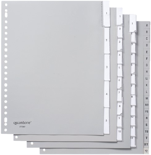 Tabbladen Quantore 23-gaats 10-delig+venster extra breed PP-2