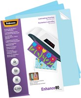 Lamineerhoes Fellowes A4 zelfklevend 2x80micron 100 stuks-2