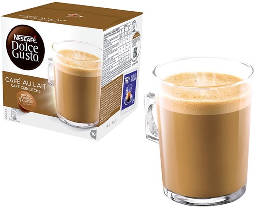 Koffiecups Dolce Gusto cafe au lait 16 stuks-2