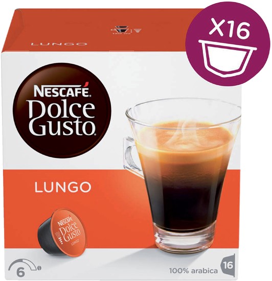 gastvrouw hond toenemen Koffie Dolce Gusto Lungo 16 cups bij Kieft All Office