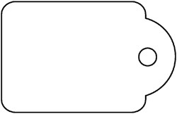 Label Apli karton nr 389 18x29mm wit 1000 stuks