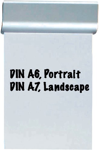 Klemlijst MAUL 113x40mm aluminium zelfklevend-2