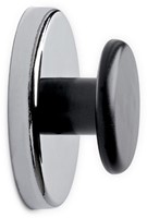 Magneet met knop MAUL Ø65mm trekkracht 12kg chroom/zwart-3