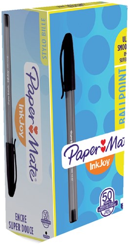 Balpen Paper Mate Inkjoy 100 medium zwart-2