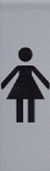 Infobord pictogram dame 165x44mm