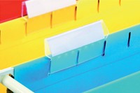 Ruiterstrook voor Esselte Classic 50mm wit 10 stuks-2