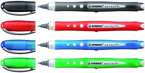 Rollerpen STABILO worker colorful 2019/41 medium blauw-2