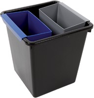 Inzetbak voor vierkante tapse papierbak blauw-2