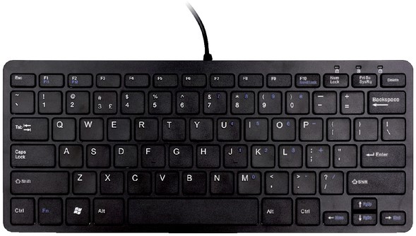 Lagere school argument Nationaal Ergonomisch toetsenbord R-Go Tools Compact Qwerty zwart bij Kieft All Office