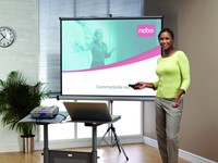 Projectiescherm Nobo statiefscherm 175x132.5cm-3