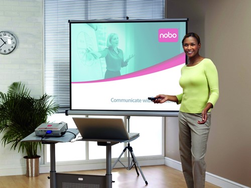 Projectiescherm Nobo statiefscherm 200x151.5cm-3