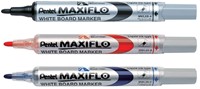 Whiteboardmarker Pentel MWL5S Maxiflo rond 1mm zwart-2