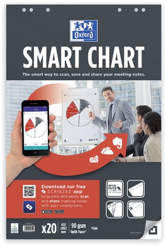 Flipoverpapier Oxford smart 650x980mm blanco 90 gram 20 vel-2