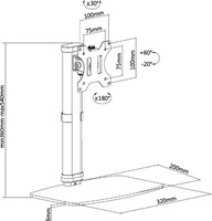 Monitorstandaard Neomounts D890 10-32" zwart-2