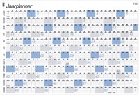Jaarplankalender 2027 Quantore A1 84x57cm