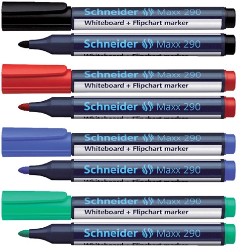 Whiteboardmarker Schneider Maxx 290 rond 2-3mm groen-2