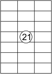 Etiket Quantore 70X42.4mm 315 stuks