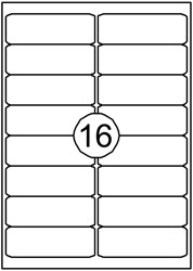 Etiket Quantore 99.1x33.9mm 1600 stuks