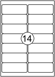 Etiket Quantore 99.1x38.1mm 1400 stuks