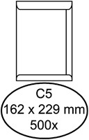 Envelop Quantore akte C5 162x229mm wit 500 stuks