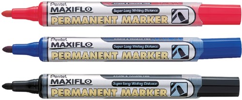 Viltstift Pentel NLF50 Maxiflo rond 1mm blauw-2