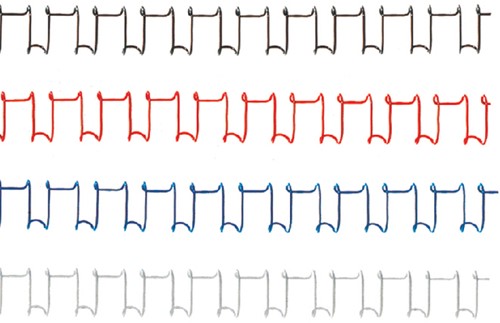Draadrug GBC 12.5mm 34-rings A4 zwart 100 stuks-2