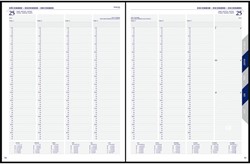 Kantooragenda's met kolommen