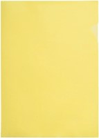 Insteekmap L-model Quantore A4 PP 0.12mm geel 25 stuks-2