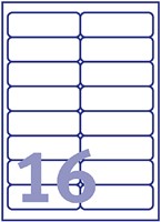 Etiket Avery L7562-25 99.1x33.9mm transparant 400 etiketten-2