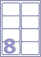 Etiket Avery J8165-10 99.1x67.7mm wit 80 etiketten-2