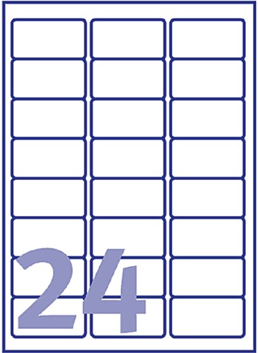 Etiket Avery J8159-40 63.5x33.9mm wit 960 stuks-2