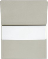 Pocketmap Secolor folio 100% gerecycled karton 250gr grijs