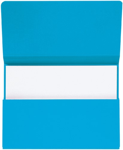 Pocketmap Secolor folio 100% gerecycled karton 250gr blauw