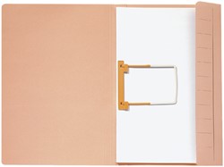 Clipmap Secolor A4 100% gerecycled karton 250gr beige verpakt per 10 stuks