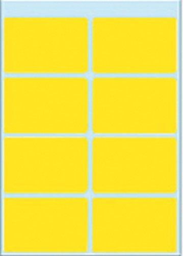 Etiket HERMA 3691 26x40mm geel 40 stuks