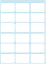 Etiket HERMA 3746 17x26mm wit 126 stuks