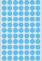 Etiket HERMA 2233 rond 13mm blauw 2464stuks-3