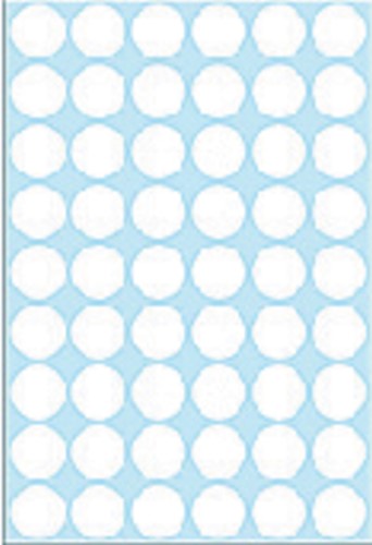 Etiket HERMA 2240 rond 16mm wit 1728 stuks-3