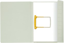 Clipmap Secolor A4 100% gerecycled karton 250gr grijs verpakt per 10 stuks