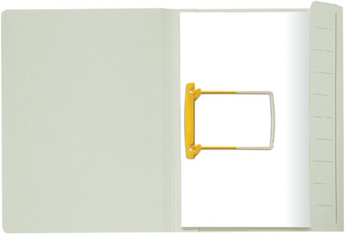 Clipmap Secolor A4 100% gerecycled karton 250gr grijs verpakt per 10 stuks