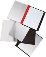 Rapportenmap Djois met snelhechter en dekplaatje A4 grijs-2